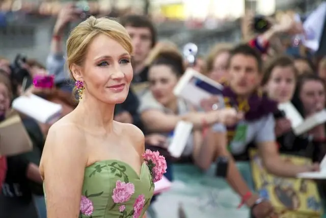 Rowling at the premiere of the final Potter movie